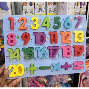 Educational Wooden Numbers