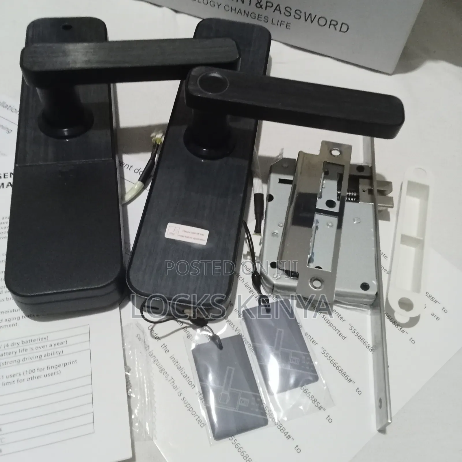House Access Passcode Fingerprint Door Lock Wifi Enabled