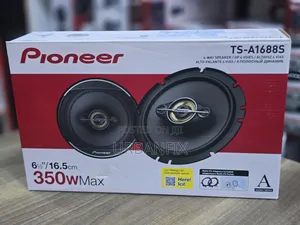 Pioneer 350watts Ts-A1688s 6 Inch Midrange Speakers- A Pair