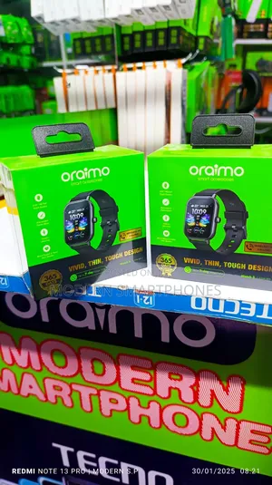 Oraimo Watch 5 2.01" Hd Panda Glass 1atm Smart Watch
