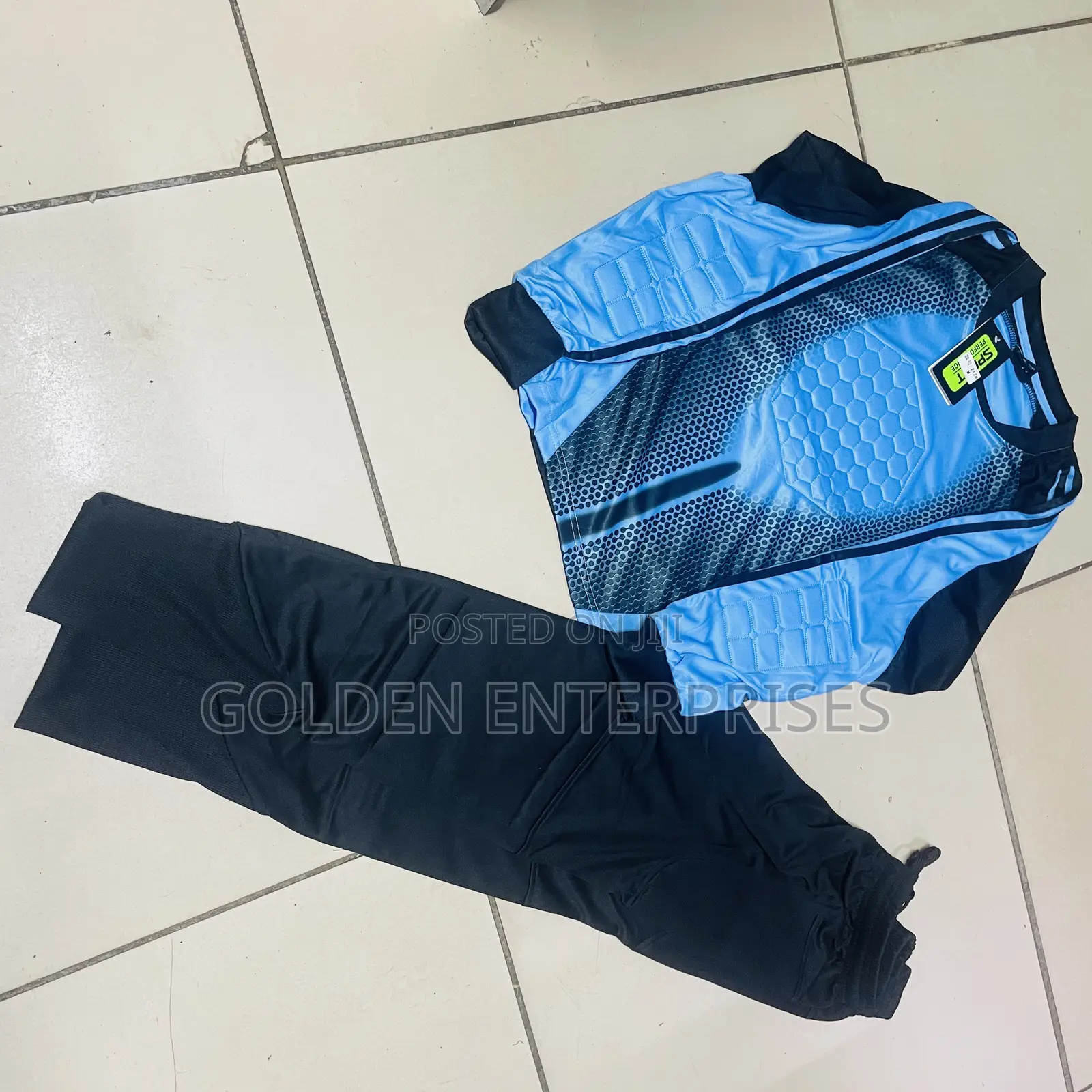 Blue Goalkeeper Jersey Set