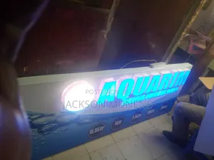 3D Sinages Light Box Rollup Banner Stickers Branding Stamps