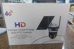 Dual Lens Outdoor 4G Solar Camera With Wifi Functionality.