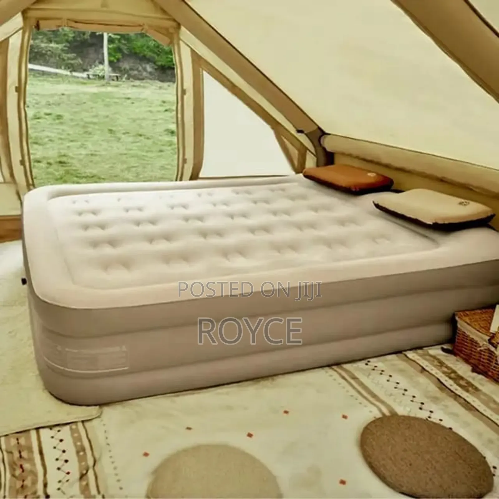 Inflatable Airbed Mattress With Inbuilt Pump- (200* 152*38cm