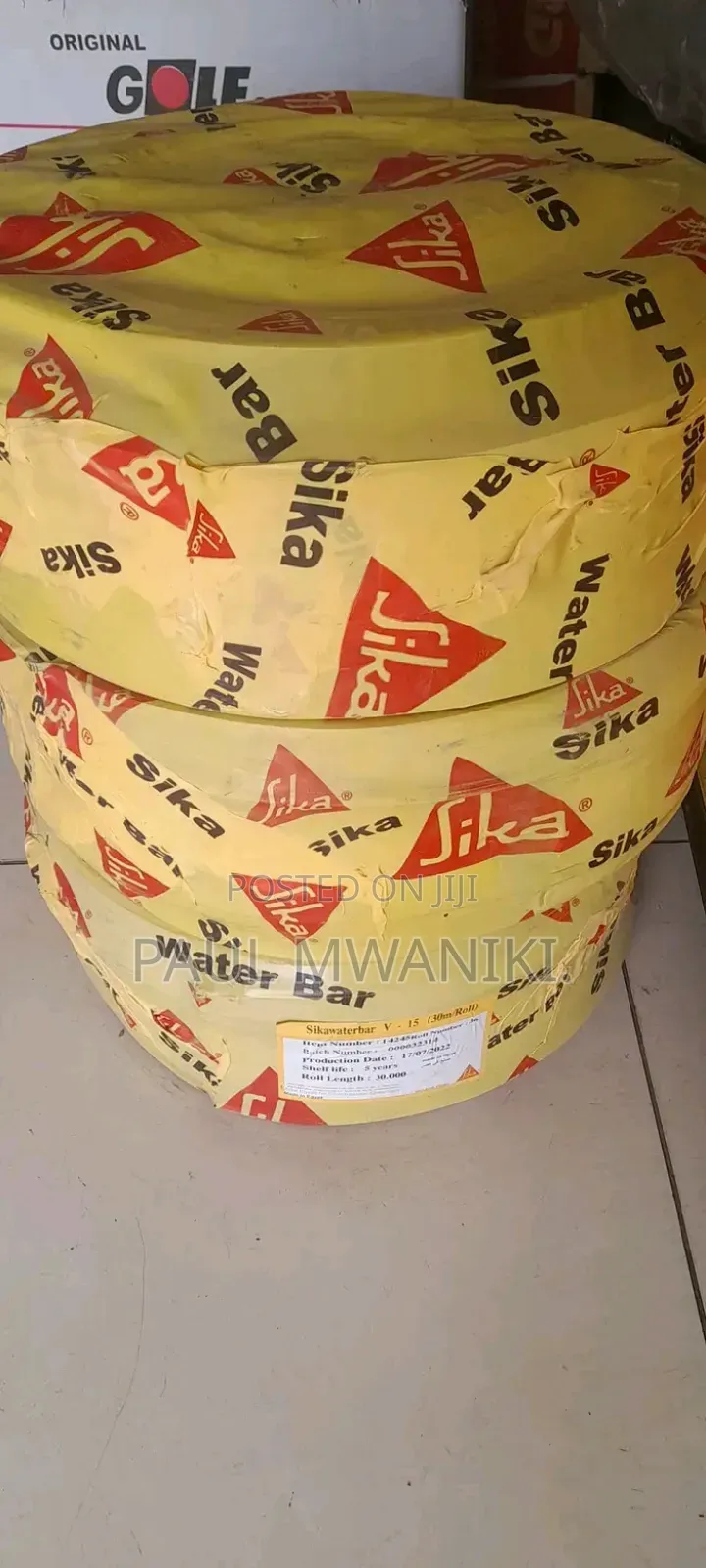 Sika Water Bars