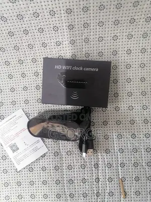 Just Out Wifi Clock Spy Camera With Audio Speaker