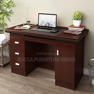 Office Tables:120cm Simple Secure Executive Staff Desk