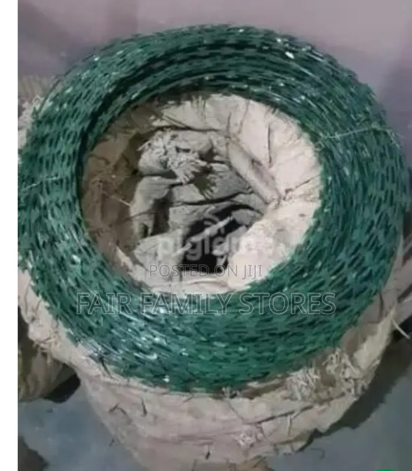 450mm Green Double Galvanized Razor Wire