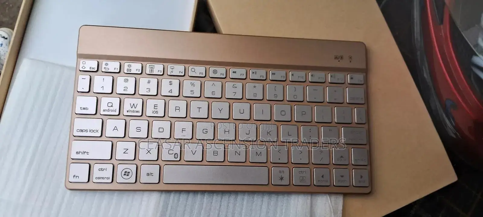 Wireless Rechargeable Bluetooth Backlit Keyboard