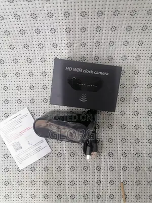 Classy Spy Clock Camera With 2way Audio