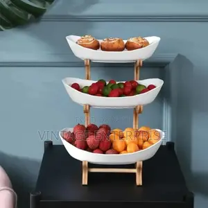 3 Layer Ceramic Fruit Rack