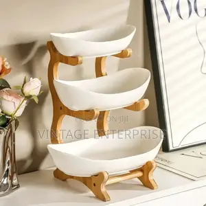 3 Layer Ceramic Fruit Rack