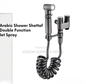 Black Arabic Shower With Angle Valve Shattaf Bidet Sprayers