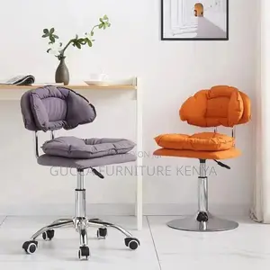Home Chairs: Mid Back Work Stool With Flexible Height