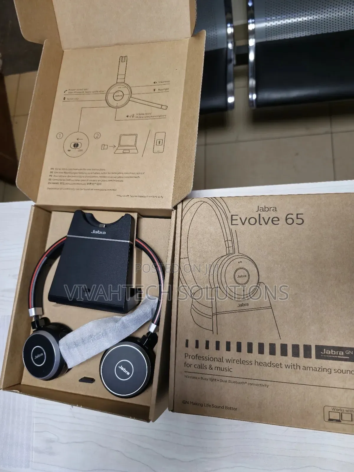 Jabra Evolve 65 Se Jabra Evolve 65 With Stand