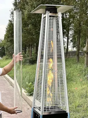 Patio Heater Replacement Glass - 49.5" Quartz Glass Tube