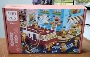 Fire Safety Puzzle W 100pcs