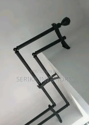 Curved Jua Kali Curtain Rods