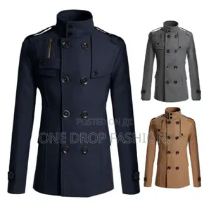 2 Breasted Warm Coats Men