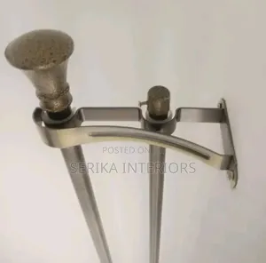 Jua Kali Curtain Rods Coated