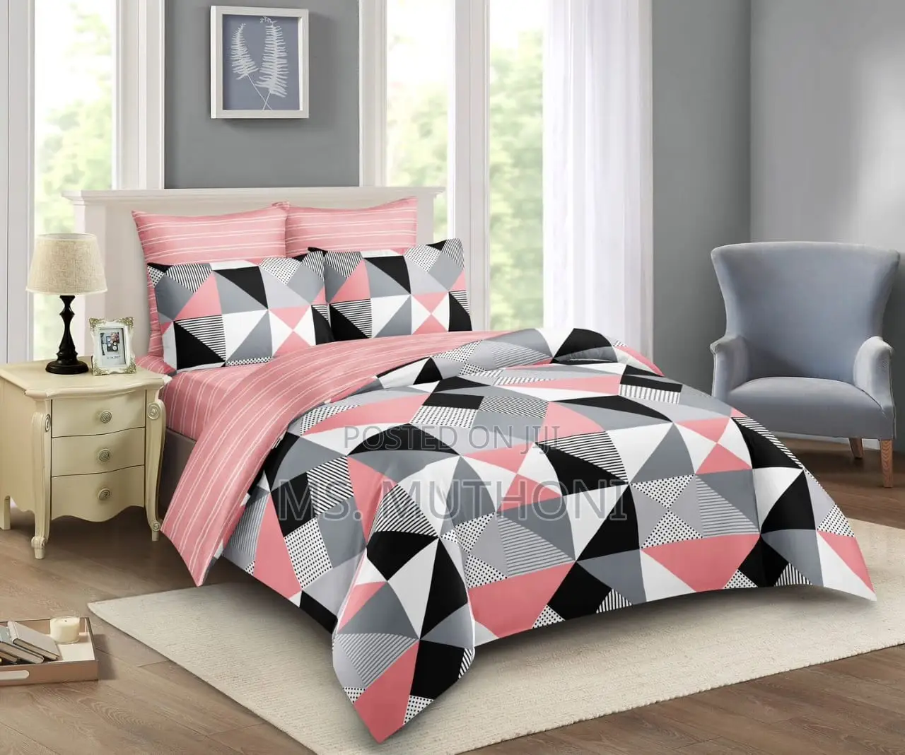 Size 5*6; Cotton Binded Duvets Sets