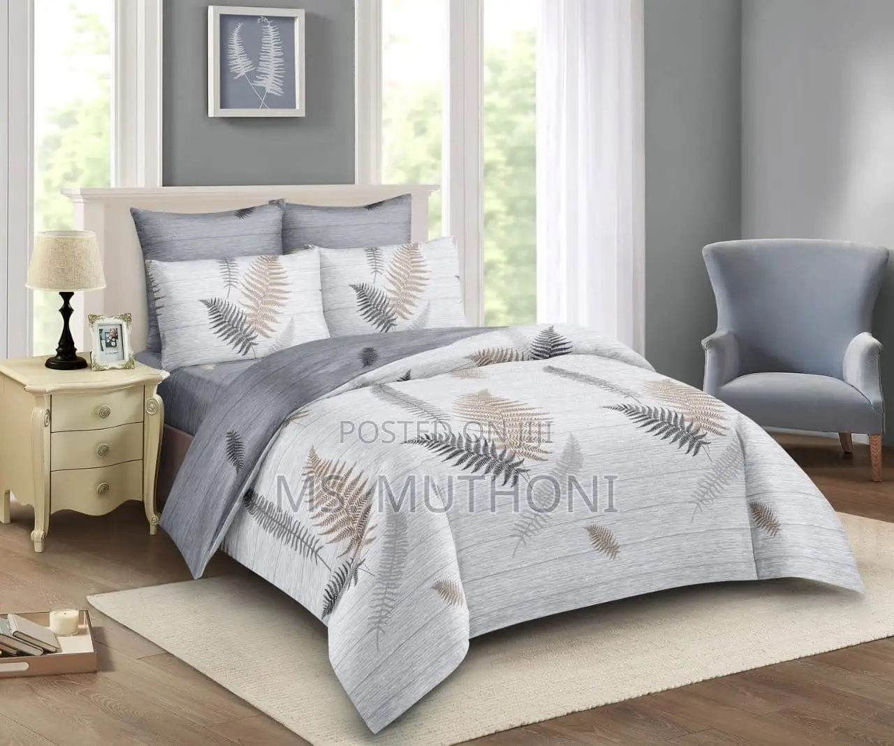 Size 5*6; Cotton Binded Duvets Sets