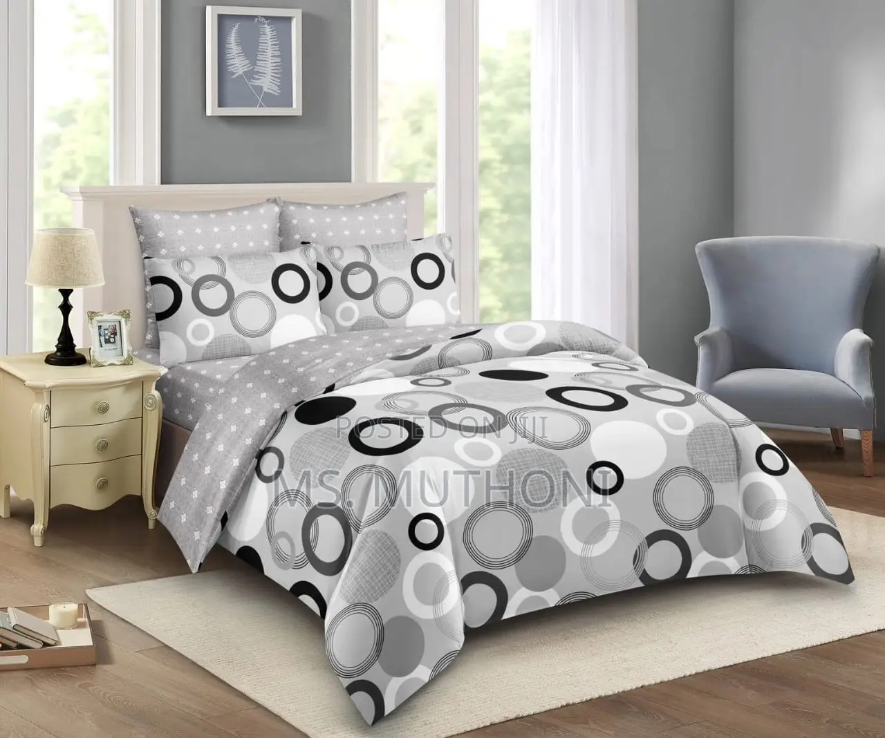 Size 5*6; Cotton Binded Duvets Sets