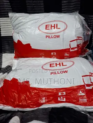 White Plain Fibre Compressed Pillows