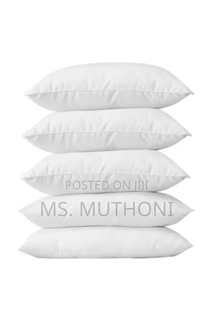 White Plain Fibre Compressed Pillows