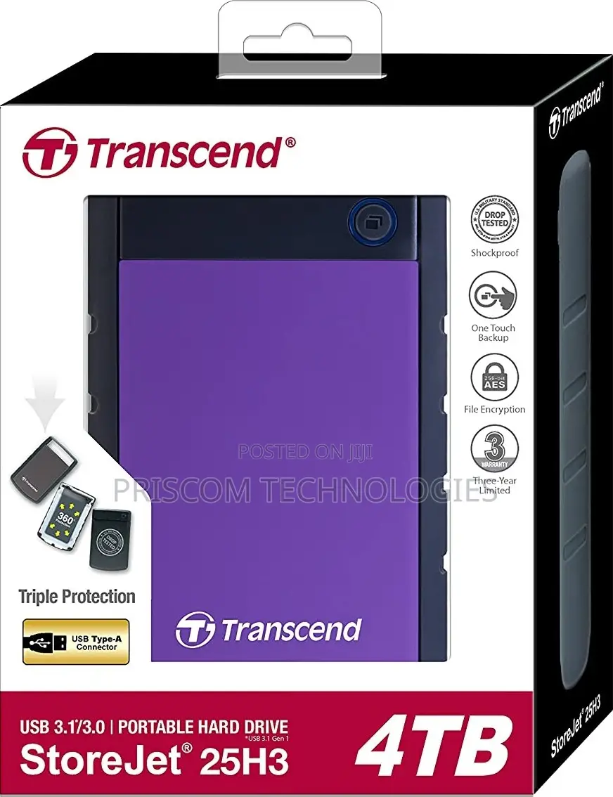 4 TB Transcend Hard Drive