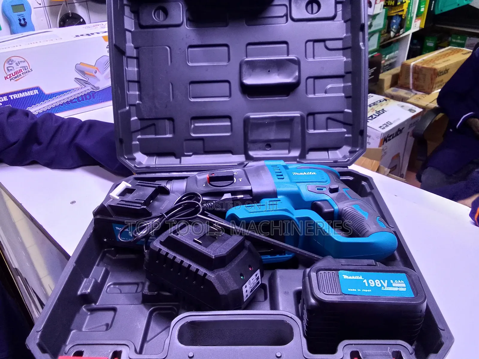 Makita Hammer Cordless Drill 198v Battery