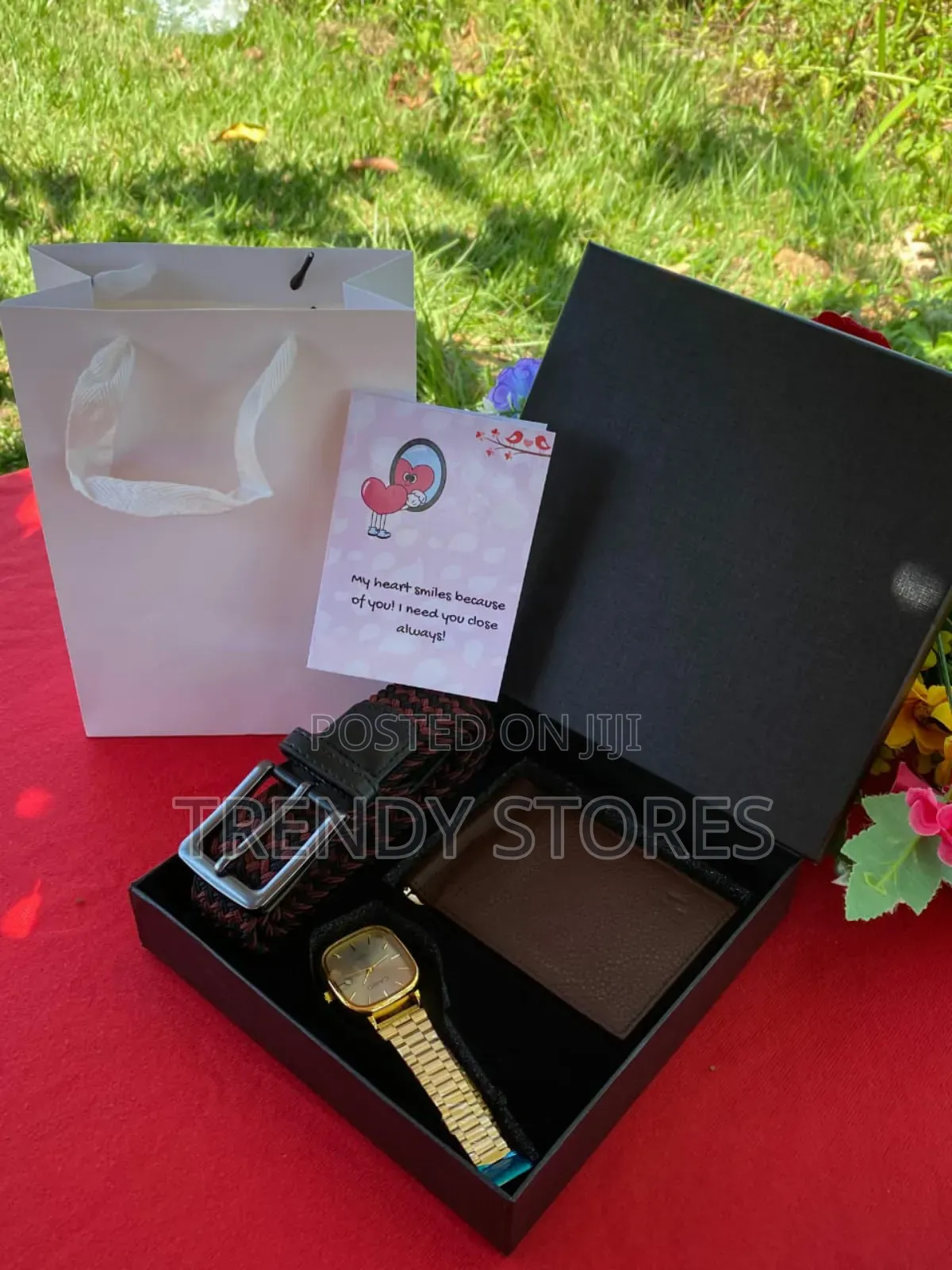 Wallet and Watch Men's Valentine's Gift Set