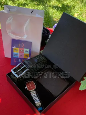 Belt and Watch Men's Valentine's Gift Set