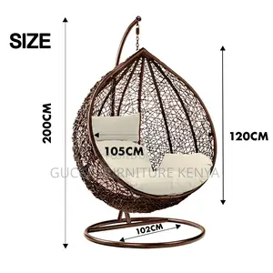 Home Chairs: Home Office Garden Hanging Swing Egg Chair