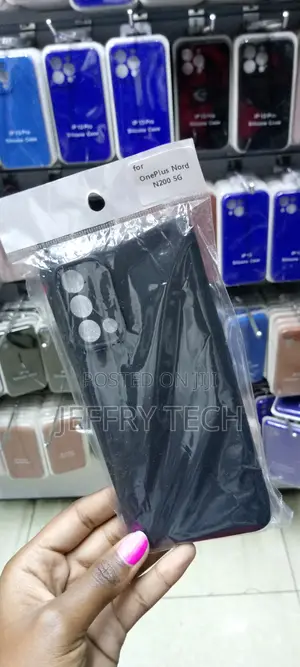 Oneplus Nord N200 Silicone Case, Soft Rubber Cover