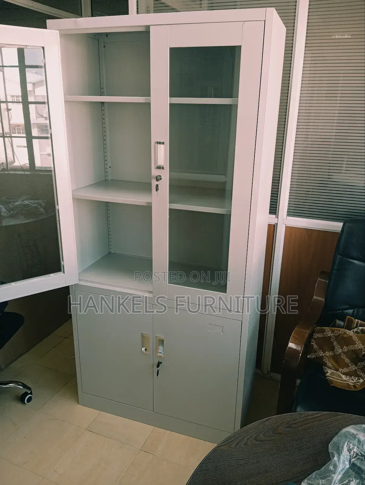 Half Glass Office Cabinet