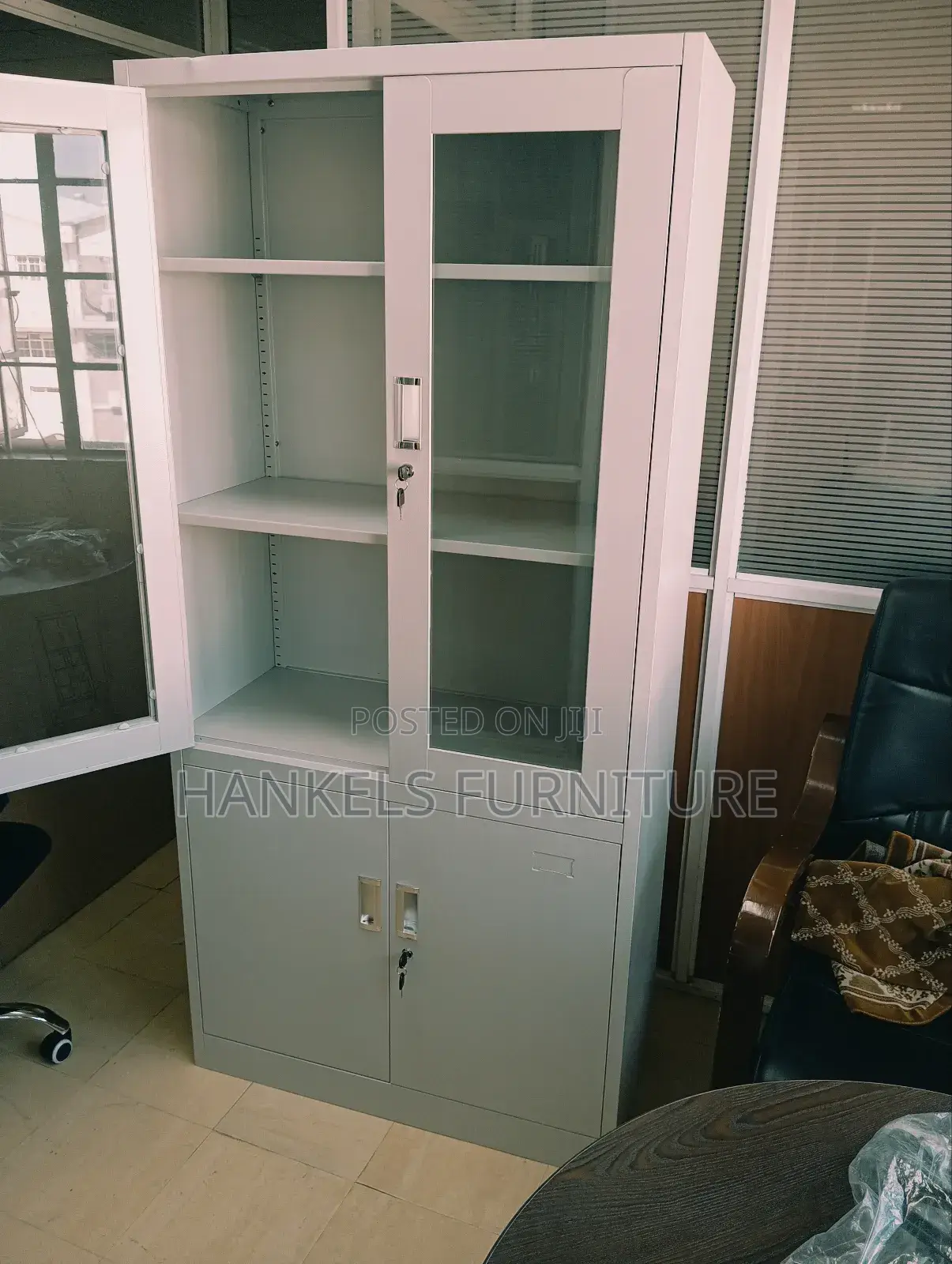 Half Glass Office Cabinet