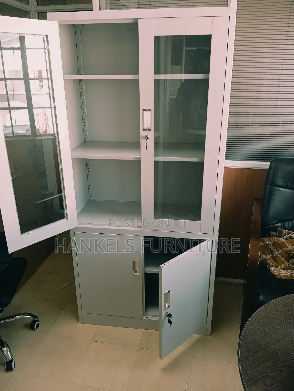Half Glass Office Cabinet