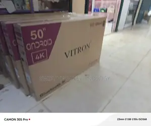 Vitron 50 Inches FHD Frameless Smart Android Tv Bluetooth