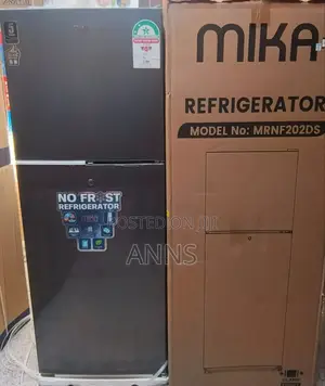 202litres Mika No Frost Home Dark Grey Fridge