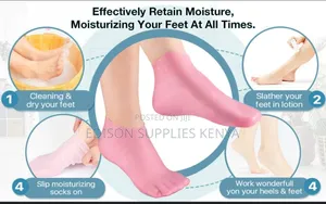 Silicone Socks for Women, Soft Gel Moisturizing Foot Socks