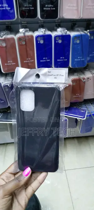 Oneplus 8T+ 5G With Silicone , Slim Thin Soft Shockproof