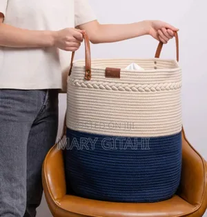 Cotton Rope Basket.
☆Large Storage Basket With Handles.