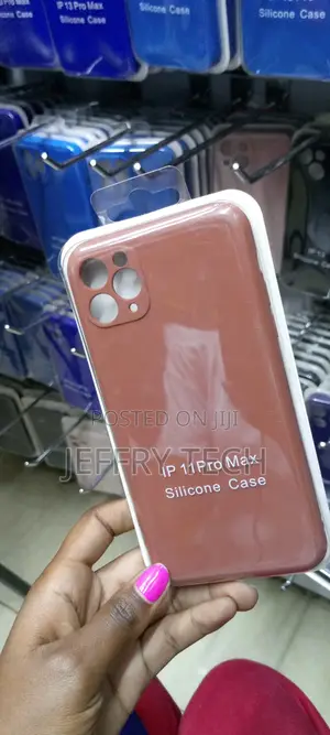 Liquid Silicone Soft Brown Case for Apple iPhone 11 Pro Max