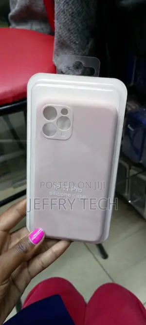 Camera Protection Silicone Case for iPhone 11 Pro-Pink