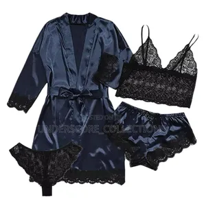 Black 4in 1 Lingerie Set
