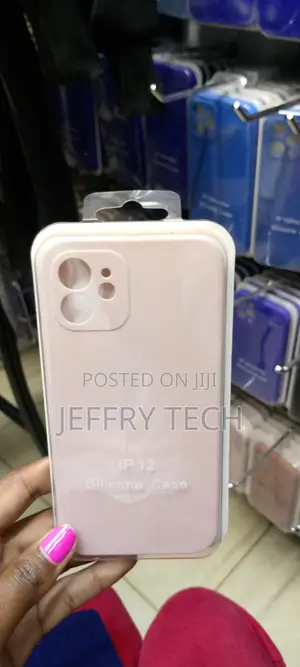 iPhone 12 Liquid Silicone Full Body Cover Camera Pink Case