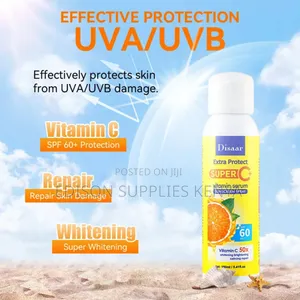 Sunscreen Spray SPF 60 With Vitamin C, Prevents Darkening