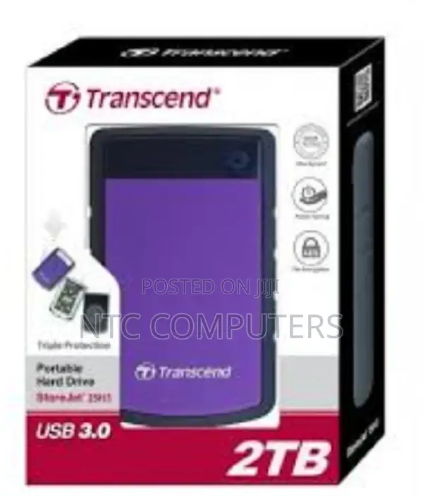 Transcend 2tb Usb 3.1 Storejet 25m3 Portable Hard Drive .