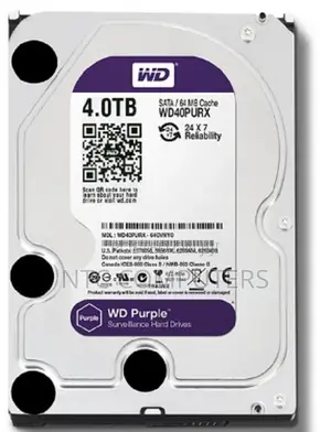 Western Digital Surveillance Internal HDD - 4tb